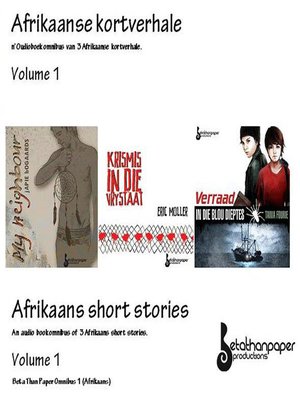 cover image of South African Short Stories in the Afrikaans Language